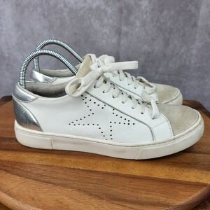 Steven By Steve Madden White and Silver Women's Sneakers